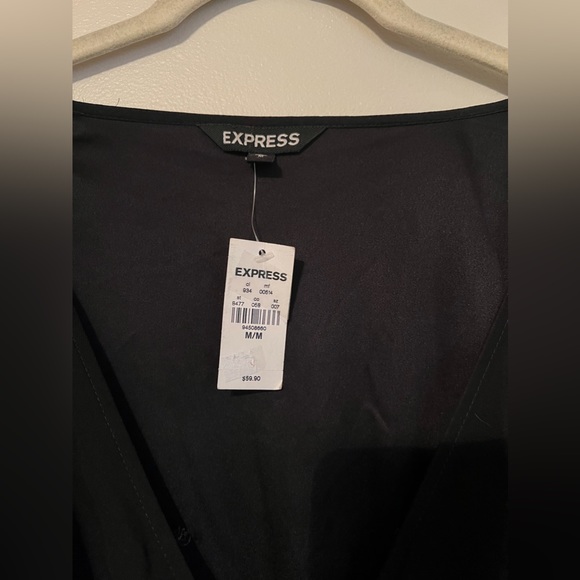 NWT | Women’s Express Black Dress (Size Medium) - Picture 4 of 6